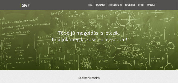 2014 utáni SJGY webdesign