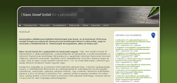 2014 előtti SJGY webdesign